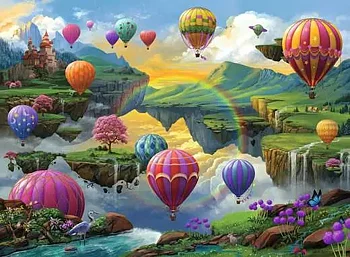 Air Balloon Valley,  500 Bitar Ravensburger