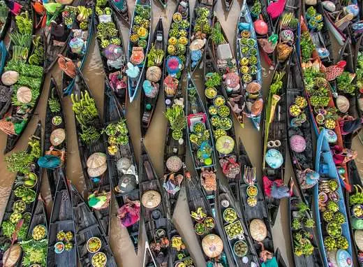 Floating Market, Indonesia,  500 Bitar Ravensburger 