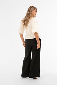 Capri Collection Fleur Blouse Champange