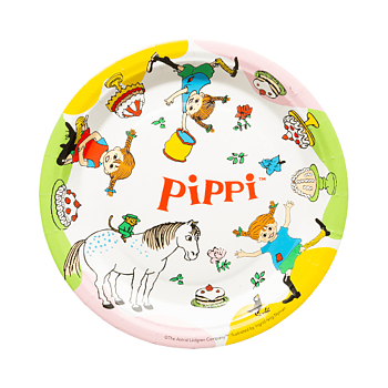 Papptallrikar Pippi Långstrump  