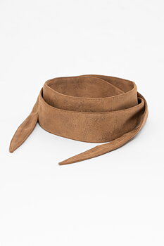 Capri Rae Suede Belt Cognac