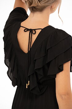 Capri Collection Empire Dress Black