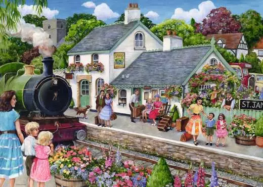 Whistle Stop Cottage, 1000 Bitar Ravensburger