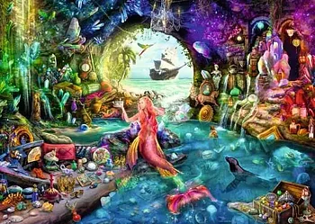 Mermid´s Treasure, 1000 Bitar Ravensburger