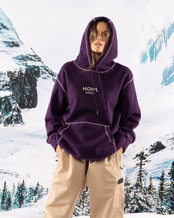 HOWL DWR HOODY PURPLE