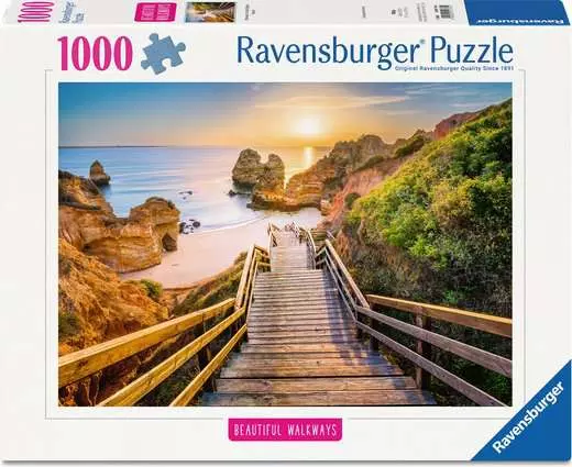 Stairway to Camilo Beach, Portugal, 1000 Bitar Ravensburger - 2
