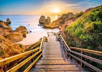 Stairway to Camilo Beach, Portugal, 1000 Bitar Ravensburger