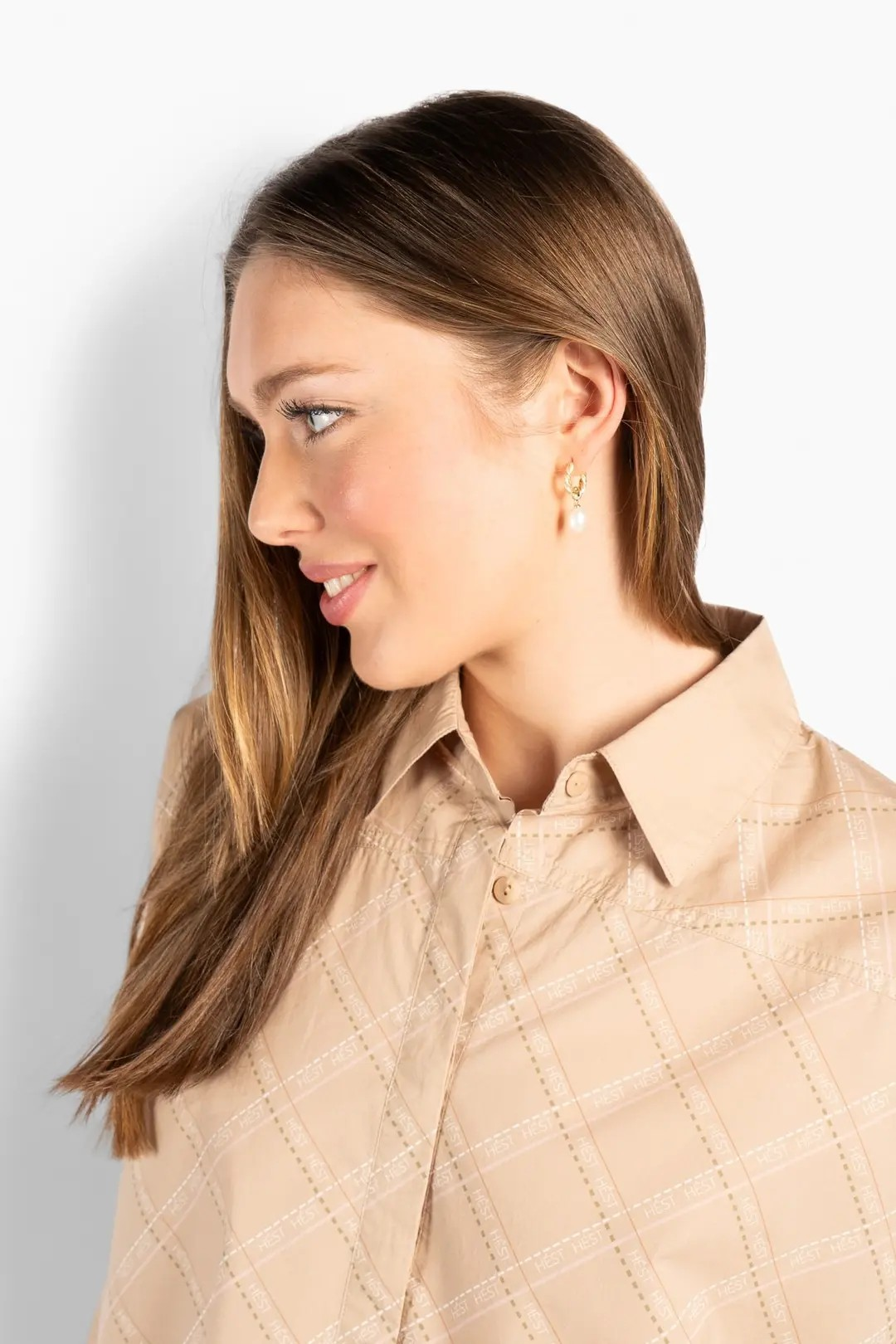 Arya Printed Shirt - Humus - HÉST - 5