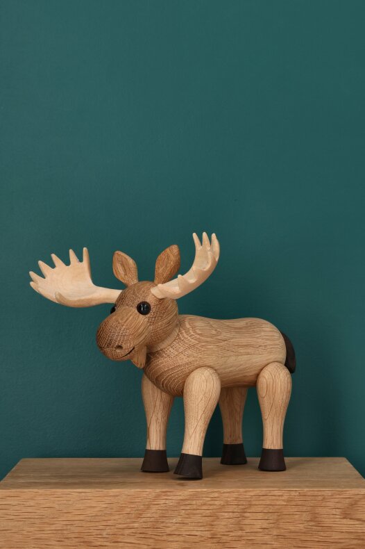 Trädekoration Harald Älg 14 cm Ek - 4
