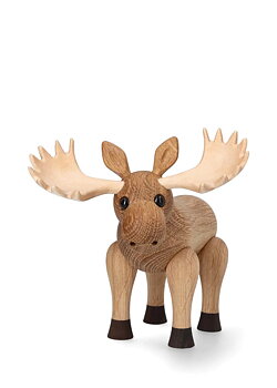 Trädekoration Harald Älg 14 cm Ek
