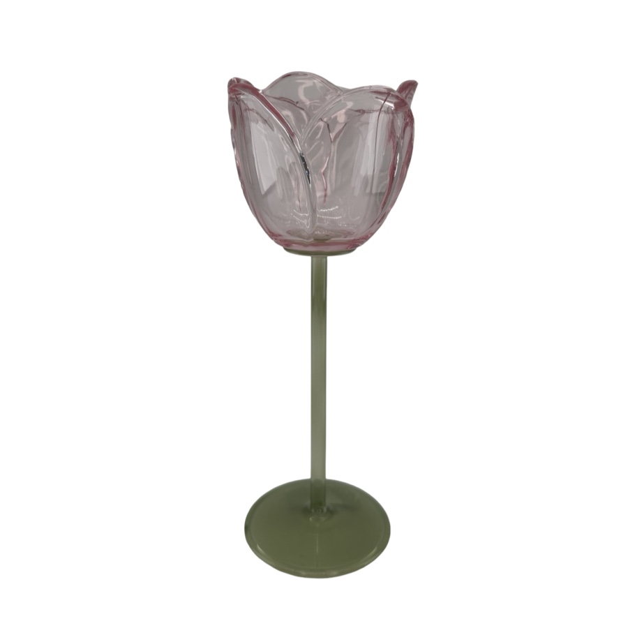 Ljuslykta / Tulpan / Rosa - L