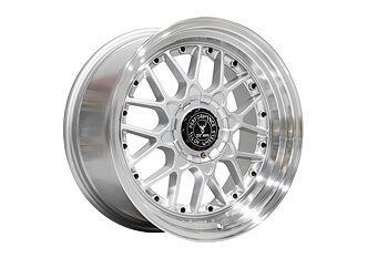 59°North Wheels D-010 9x18" ET25 5x114,3/5x120 Gloss silver/polished lip