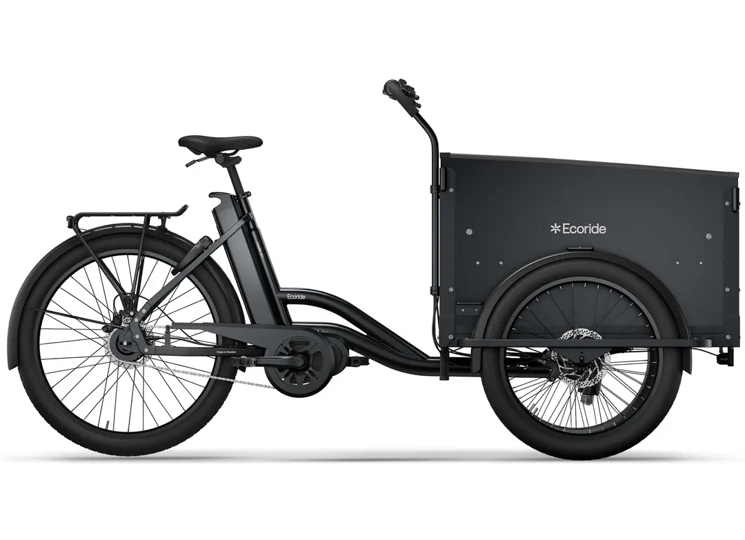 Loader 401 v.1 – trehjulig ellådcykel för familjeliv i Stockholm
