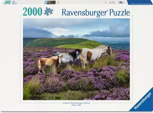 Wild Horses in the Heather, 2000 Bitar Ravensburger - 2
