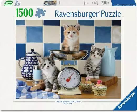 Kitens in the Kitchen, 1500 Bitar Ravensburger - 2
