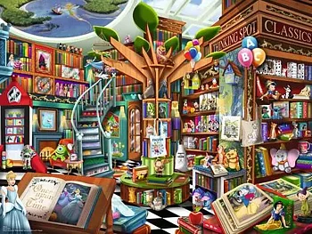 Bookstore of Wonders, 1500 Bitar Ravensburger