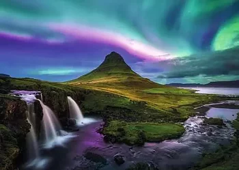 Aurora Over Kirkjufell, Island, 1000 Bitar Ravensburger
