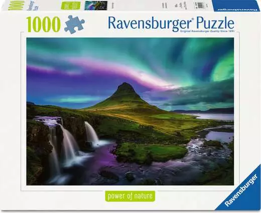 Aurora Over Kirkjufell, Island, 1000 Bitar Ravensburger - 2