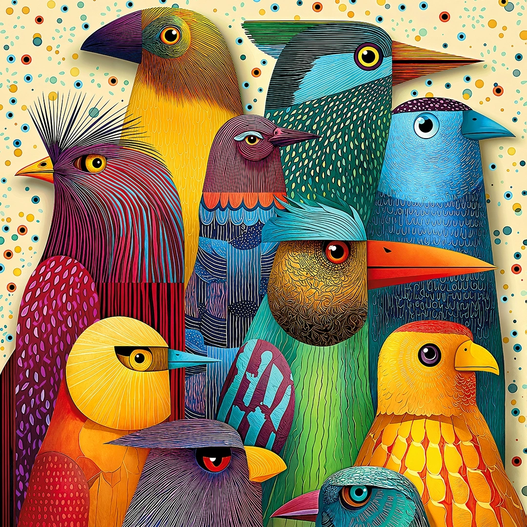 Birds Club, 1000 Bitar CherryPazzi