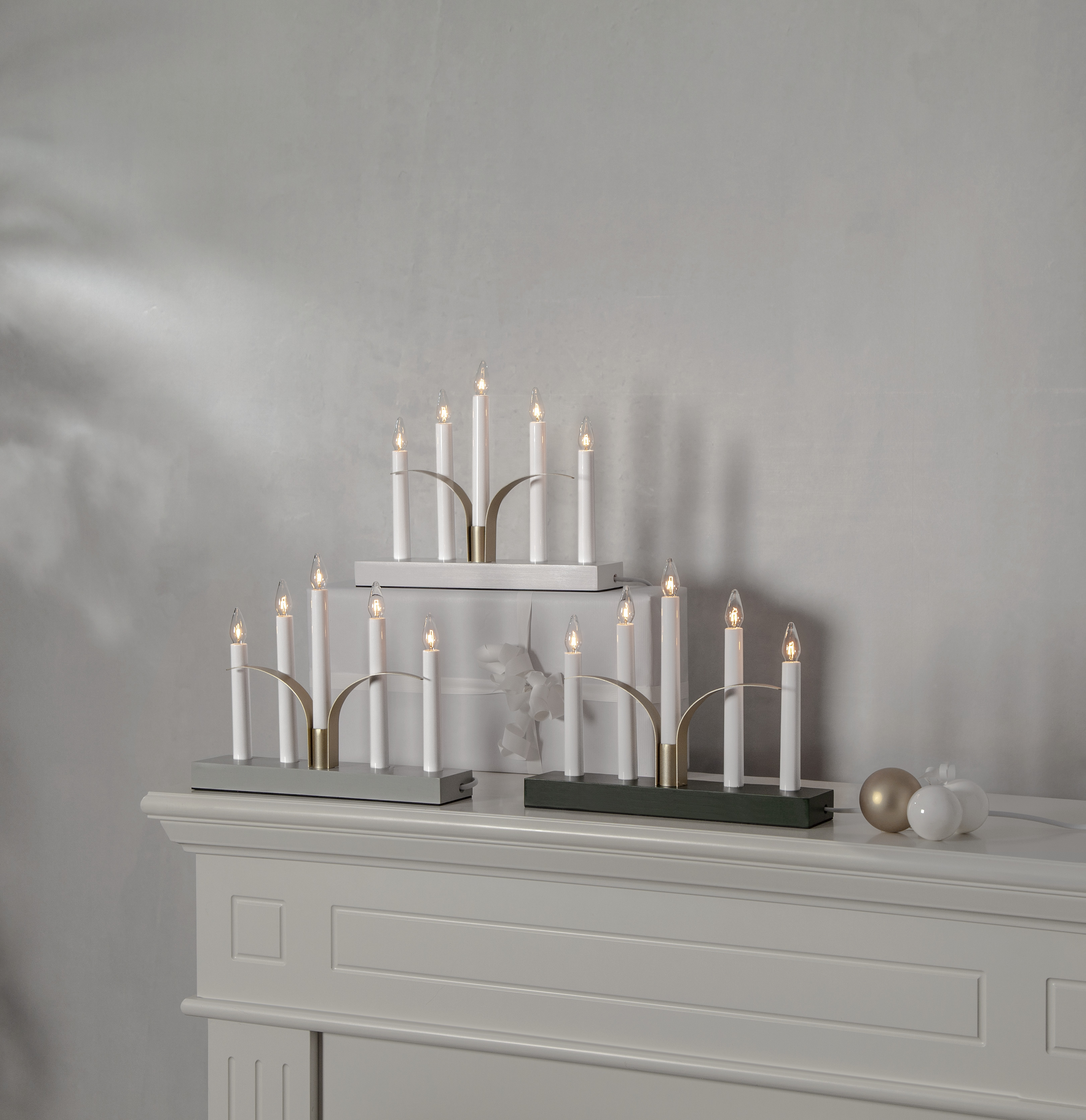 Lilja Candlestick - White - 2
