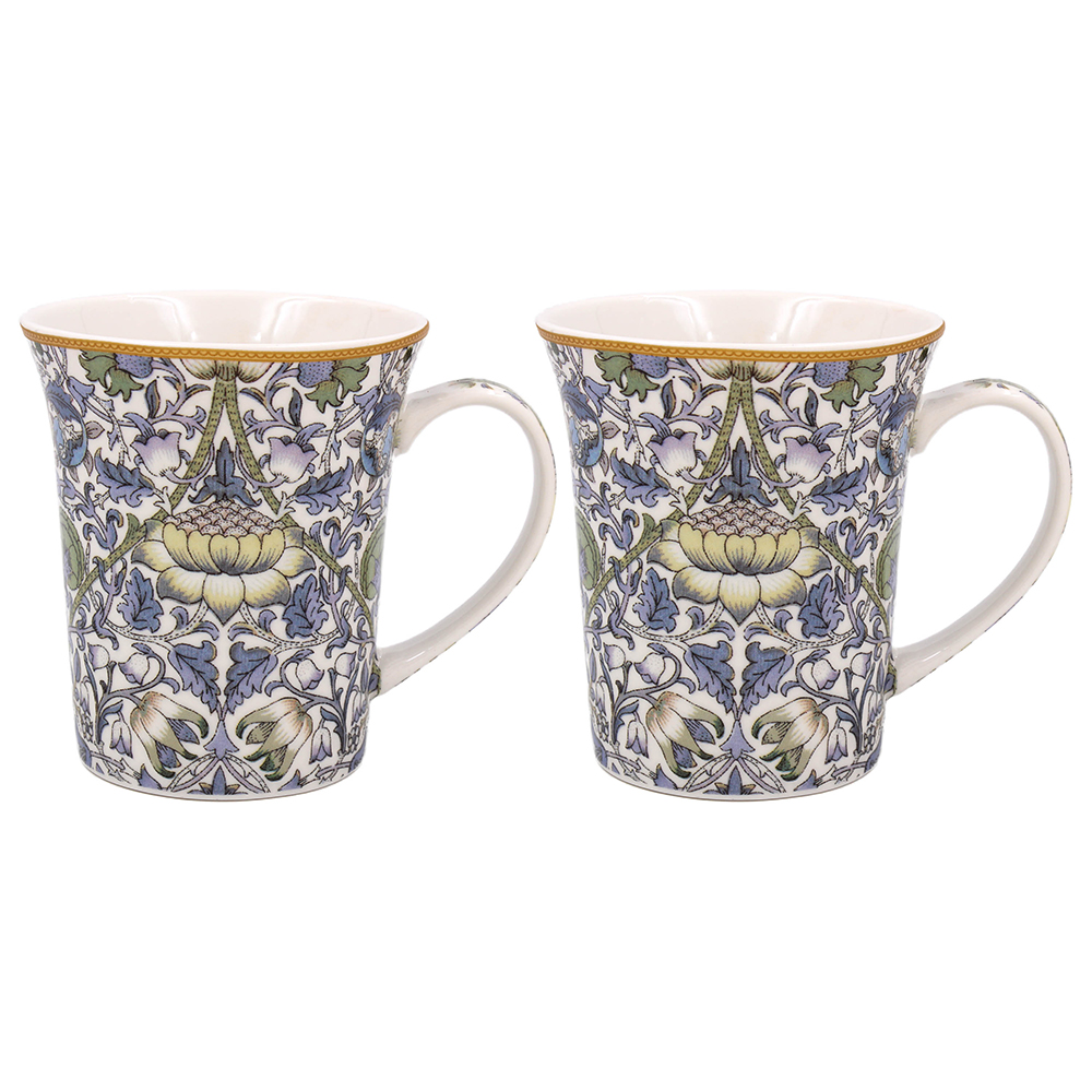 William Morris Lodden - 2-pack muggar i presentkartong