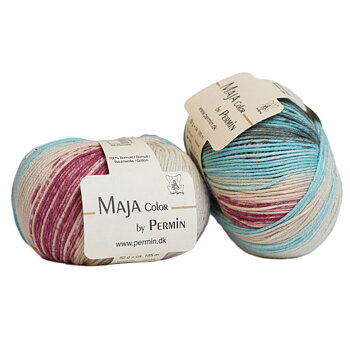 två nystan unicorn 43 i maja color från Permin