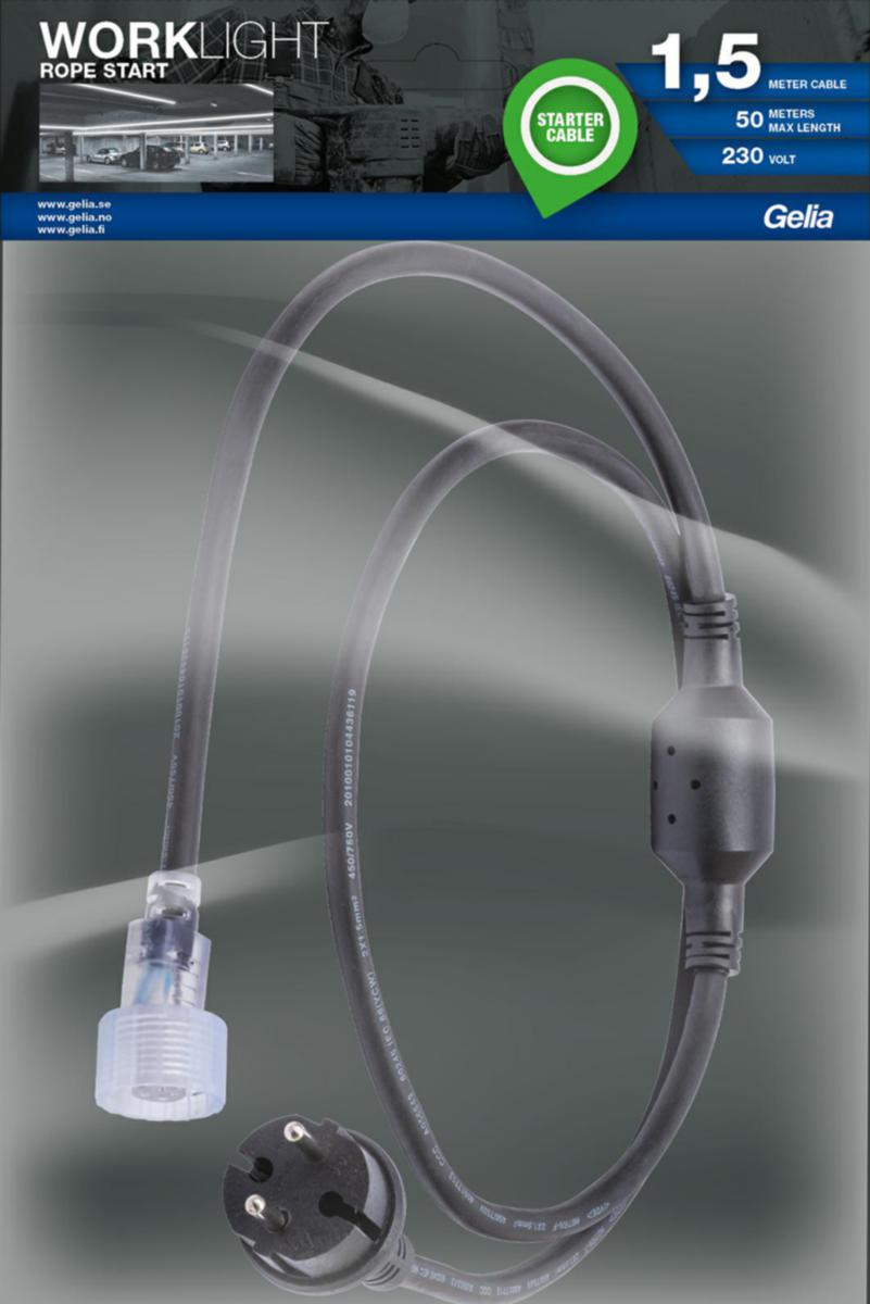 Strömkabel startkabel till LED-ljusslinga Worklight Rope - 2