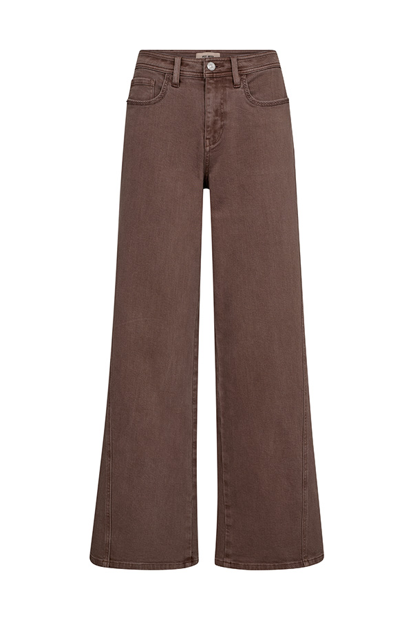 Mos Mosh - MMDara Shadow Pant Coffée Quartz Regular - 3