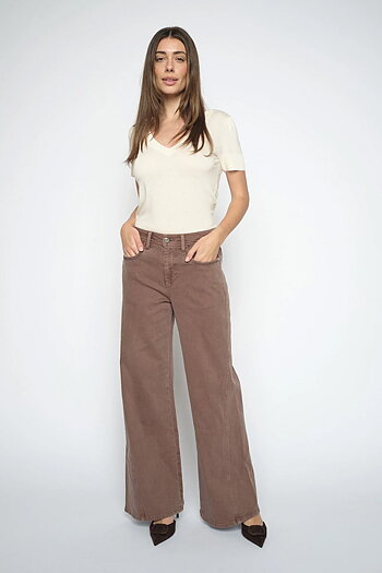 Mos Mosh - MMDara Shadow Pant Coffée Quartz Regular