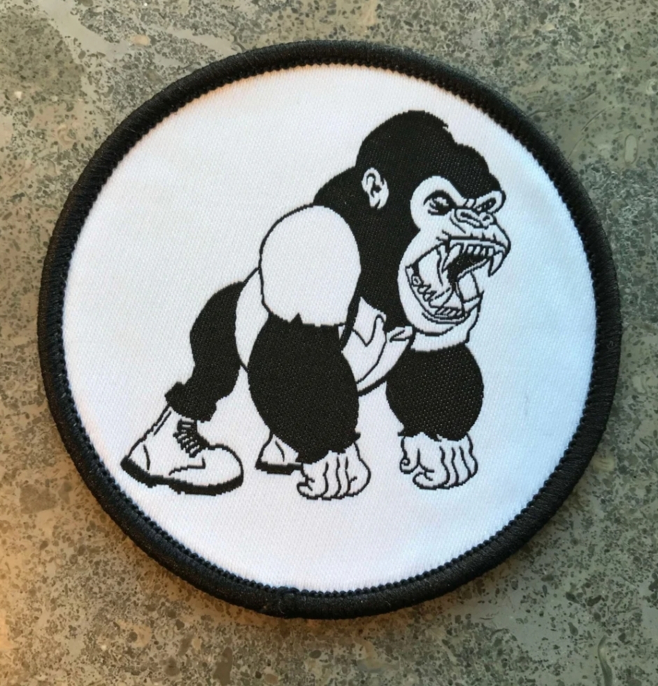 Kong Kong - Roaring Gorilla - Tygmärke