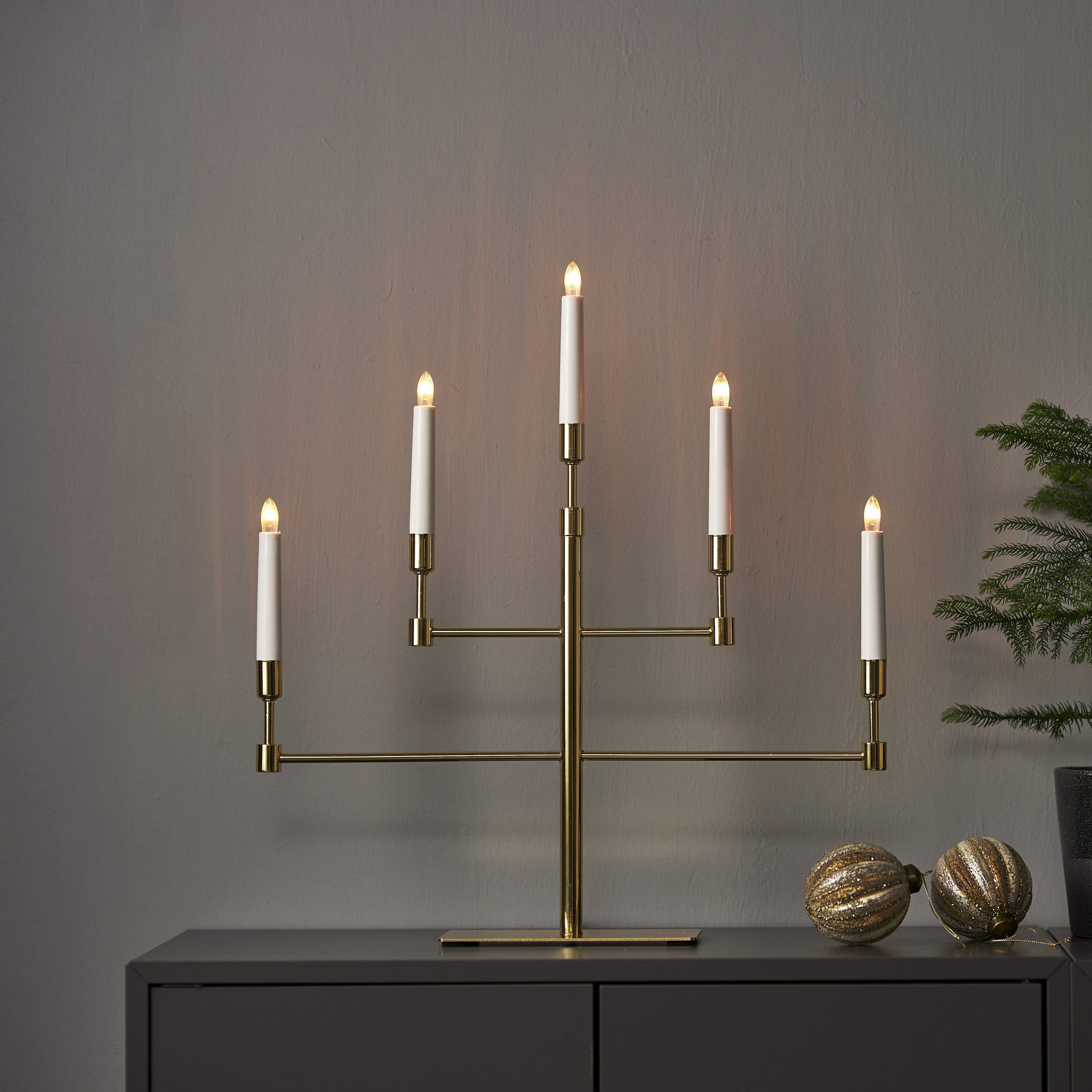 Candlestick Vide - Brass
