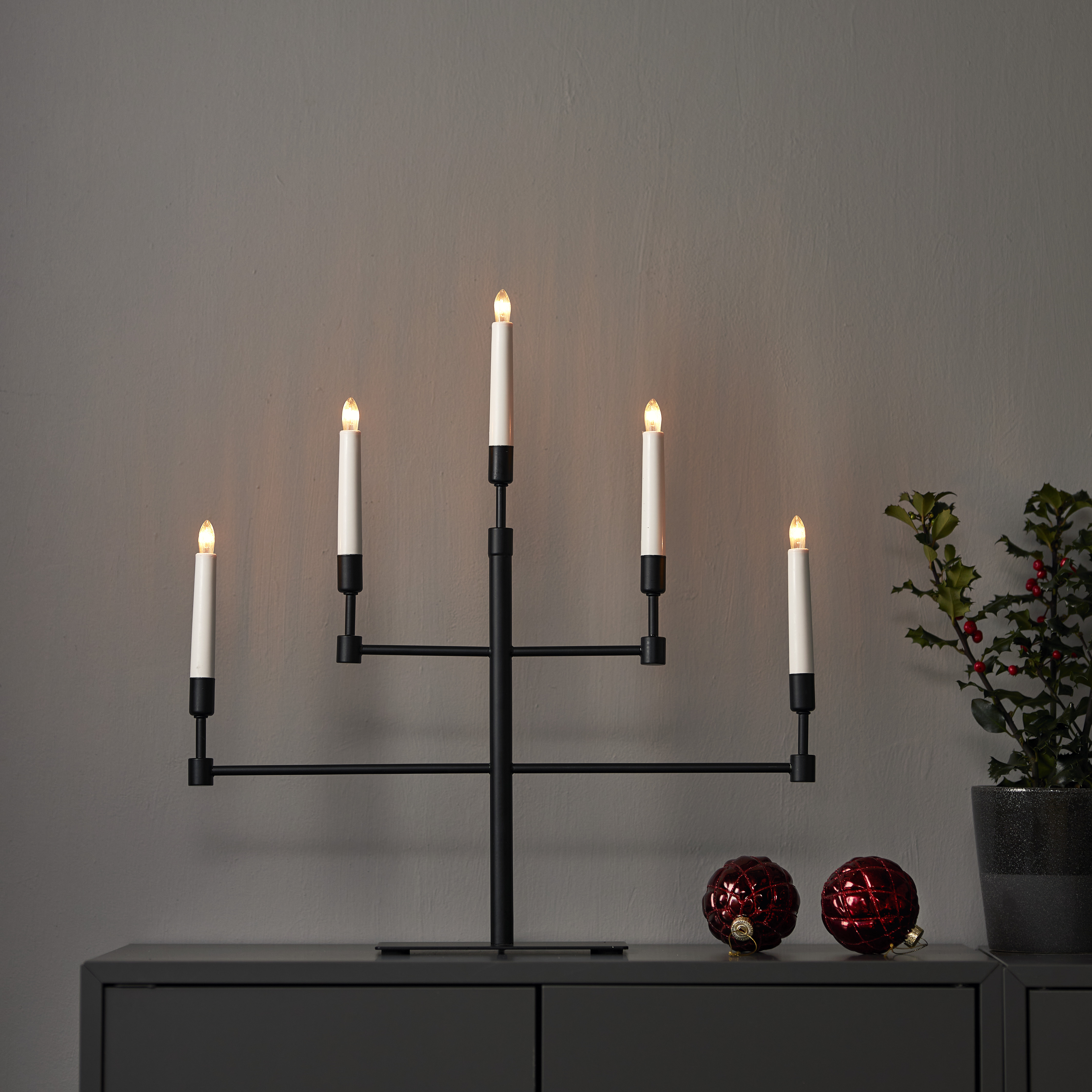 Ljusstake Vide - 50x53 cm - Svart