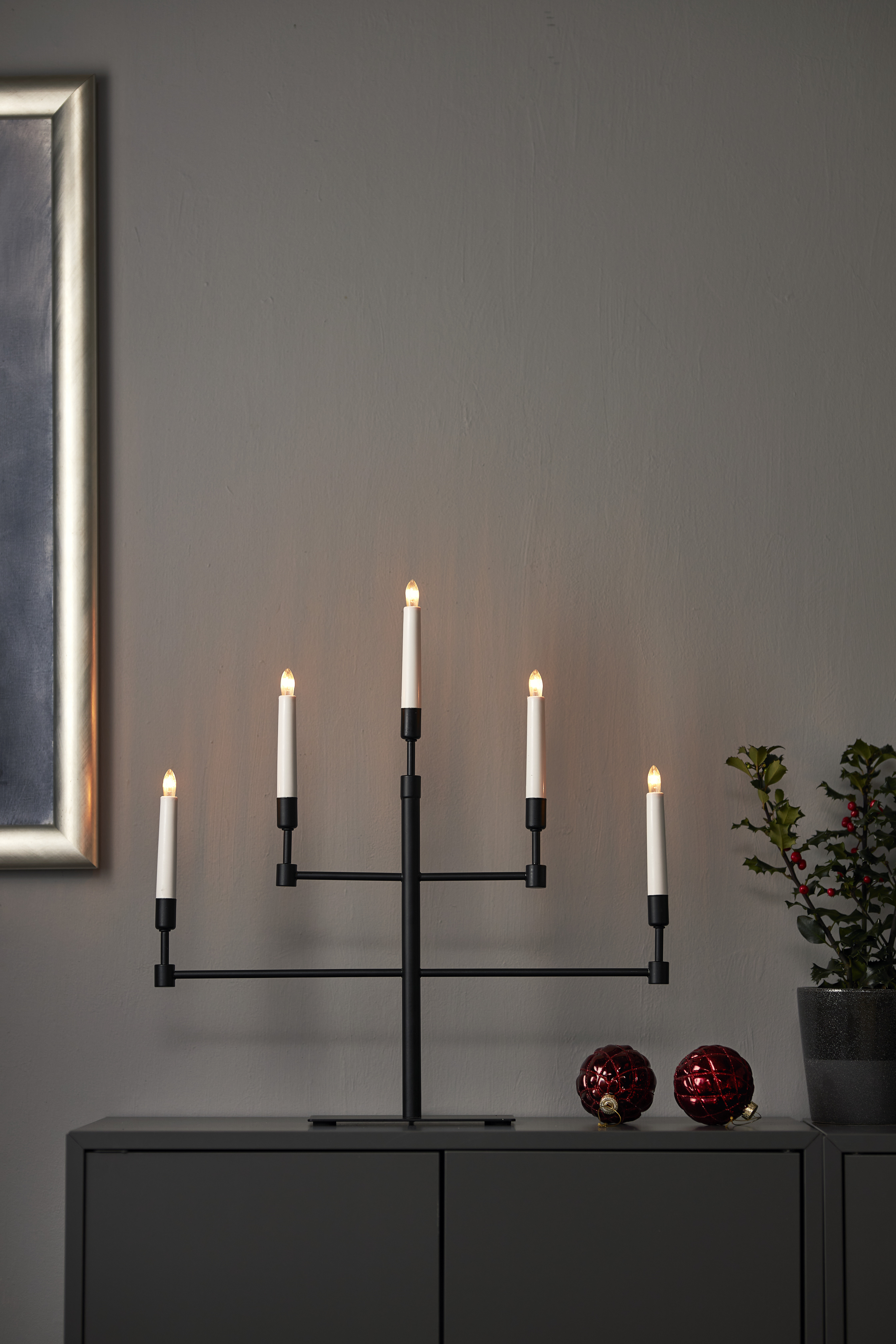 Ljusstake Vide - 50x53 cm - Svart - 2