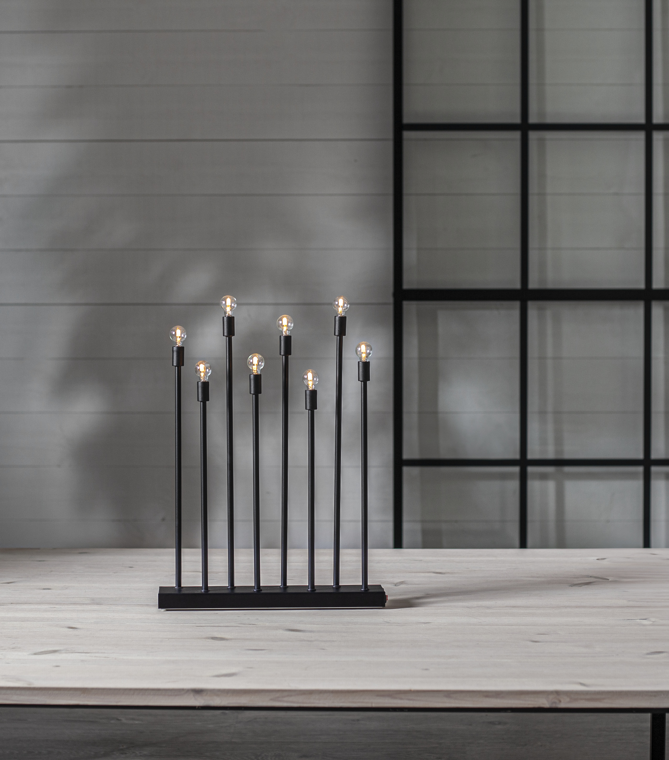 Ljusstake Ladda - 29x40 cm - Svart - 2