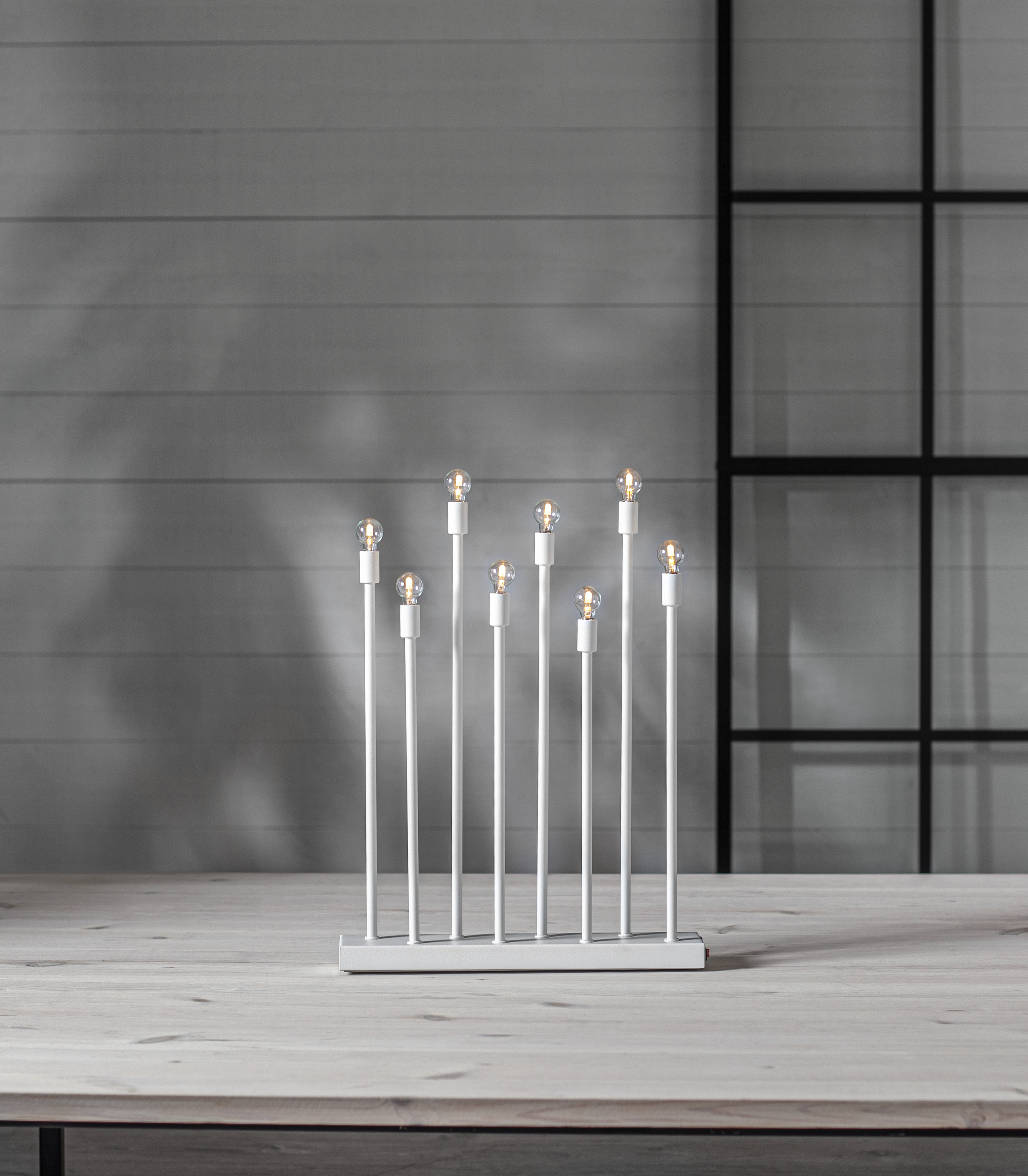 Candlestick Ladda - 29x40 cm - White - 2