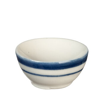Blue-edged bowl