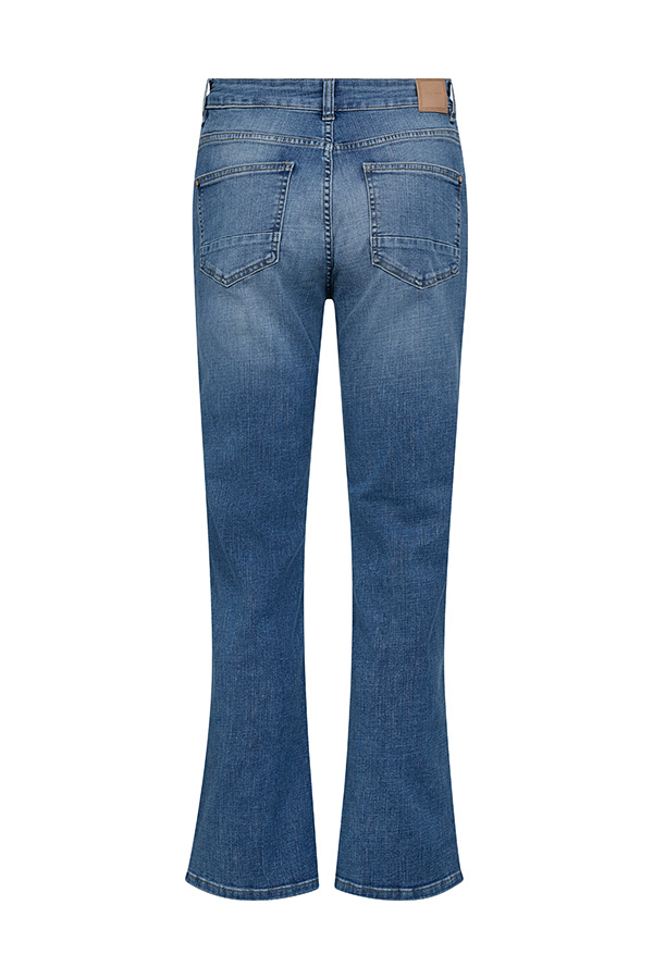 Mos Mosh - MMCecilia Perla Jeans Mid Blue 30 tums benlängd - 3