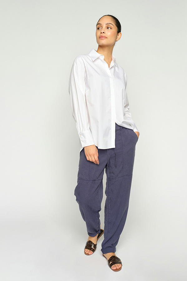 Mos Mosh - MMMaison Stalom Pant Crown Blue Ankle