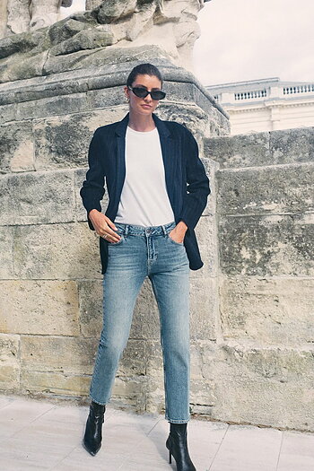 Mos Mosh - MMColorado Galleon Jeans Vintage Blue Ankle