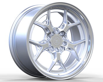 59°North Wheels D-014 9x18" ET30 5x114,3/5x120 brushed silver/polished lip