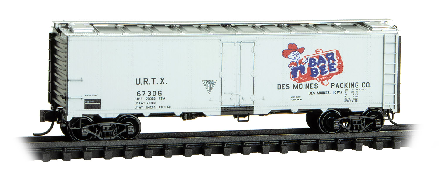 Steel 40' Ice reefer Bar Bee Meat Packing Company Rd# 67306