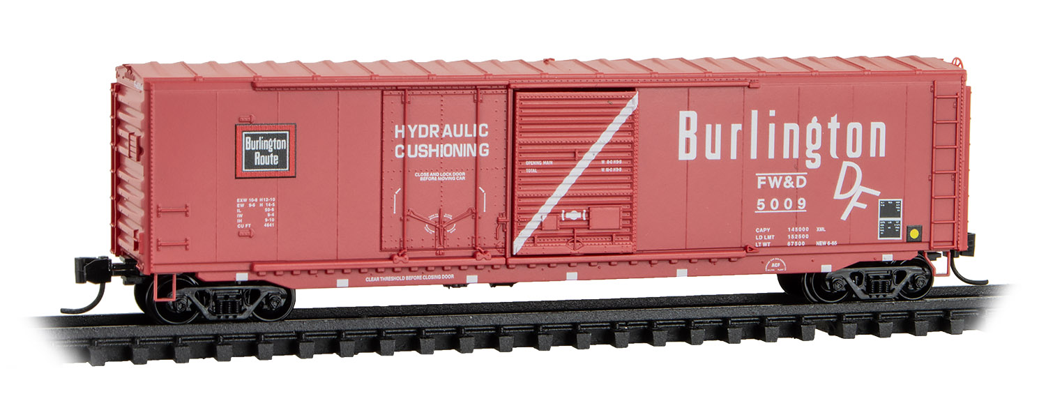 Boxcar 50' Fort Worth & Denver – Burlington Rd# 5009