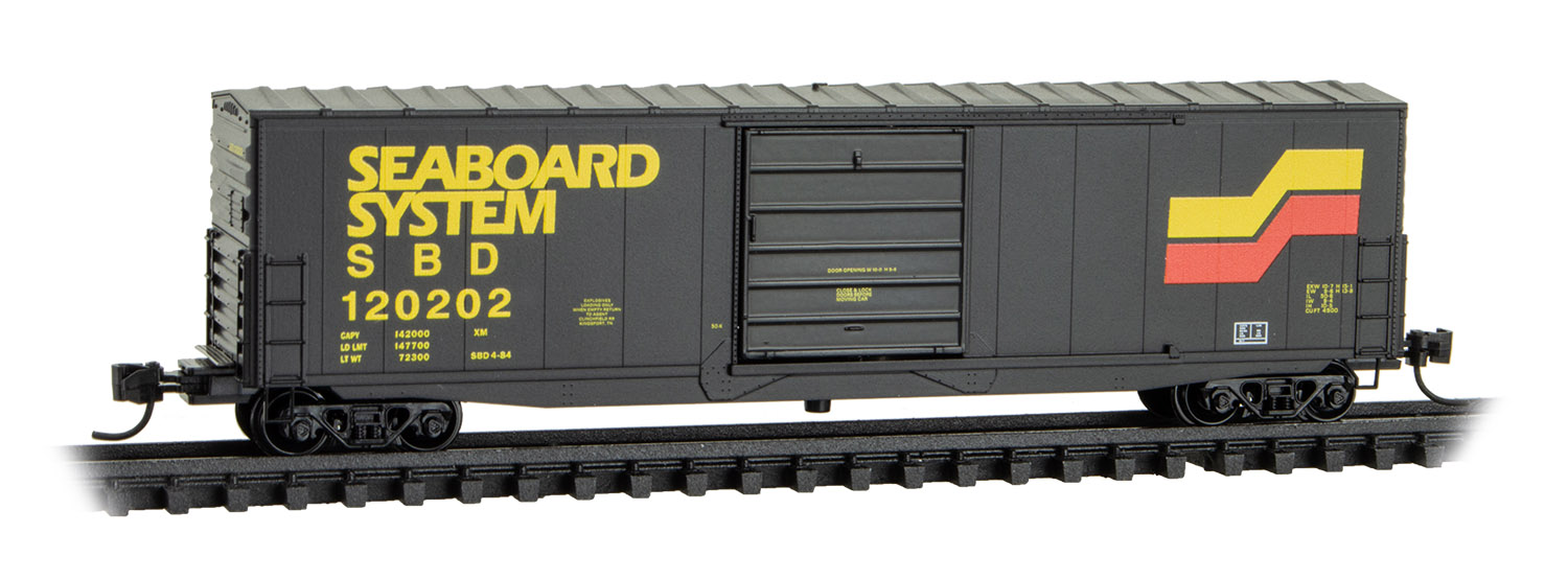 Standard 50" box car w/o roofwalk Seaboard Rd# 120202