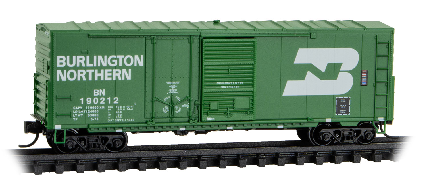 Standard 50" box car w/o roofwalk BN #190212