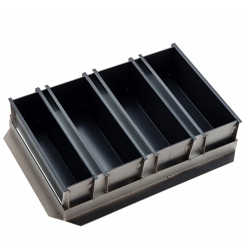 Bakers Pureline - Plåtmått 530x325 mm (GN1/1) - Formset 4x 240x90x80 mm