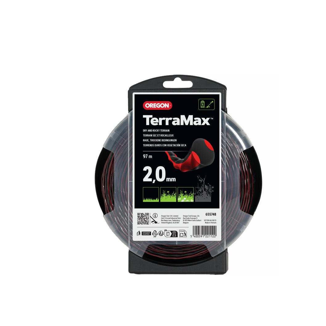 Trimmertråd Terramax 2,0mm 97 m Oregon - 2