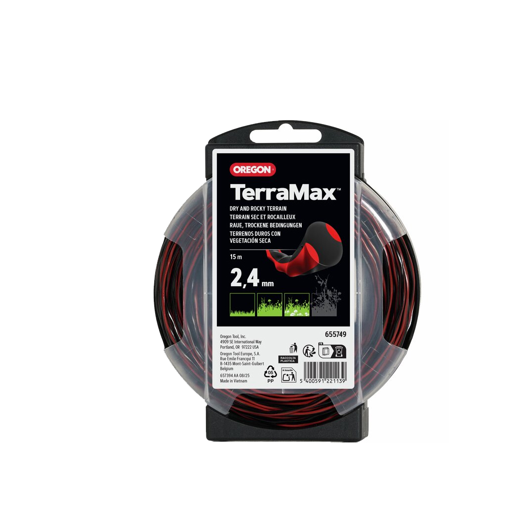 Trimmertråd Terramax 2,4mm 15 m Oregon - 2