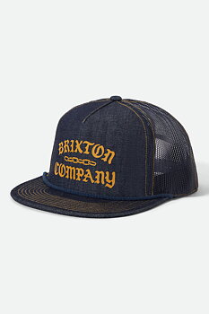 Brixton chains  truckerkeps dark denim