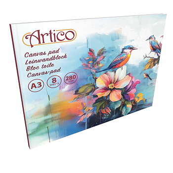 Canvasblock A3 – 8 Ark 280 gsm