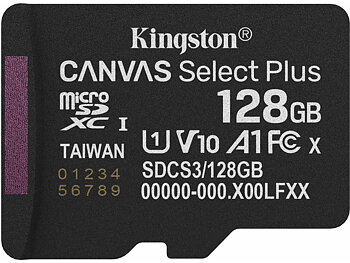 Kingston microSDXC Canvas Select Plus 12